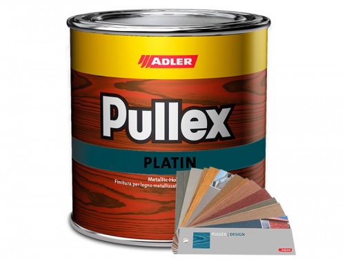 Лессирующая тонкослойная лазурь Pullex Platin для наружного применения на основе растворителя