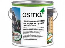 Краска Осмо непрозрачная для наружных работ Osmo Landhausfarbe
