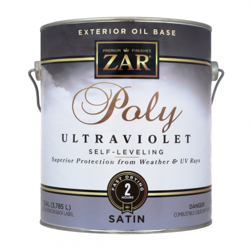 Лак для наружных работ ZAR Ultra Exterior бесцветный полиуретановый