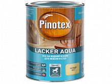 Лак Pinotex Lacker Aqua для мебели и стен на водной основе (глянцевый)